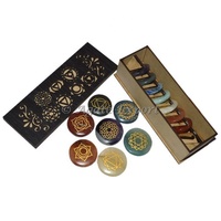 Juego de Siete Chakras a Precio Económico, Piedras Preciosas Minerales Naturales, Piedras Curativas de Cristal, Estilo Amoroso Ecológico, Forma Libre, Decoración del Hogar
