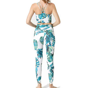 Conjunto de Yoga Cómodo para Mujer, Ligero, Sin Mangas, Corto, Ajustado, de 2 Piezas, Transpirable, Ecológico, Antibacterial, Ropa de Gimnasio - Product Image 6