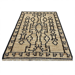 Tapis et carpettes en jute faits à la main, en fibres naturelles tissées, pour la décoration de la maison, du salon et de la chambre, fabriqués au Bangladesh - Product Image 5