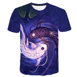 Fabricant de T-shirts à col rond surdimensionnés en coton 100% écologique, à épaules tombantes, avec impression numérique personnalisée - Product Image 4