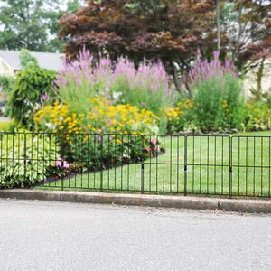 Set di Recinzione Decorativa da Giardino Antiruggine di 1,8 Metri con 25 Pannelli, Recinzione Ecologica per Cani e Aiuole - Product Image 3
