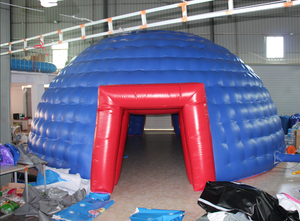 Tente dôme gonflable bleue pour la publicité extérieure ou les événements festifs - Product Image 1