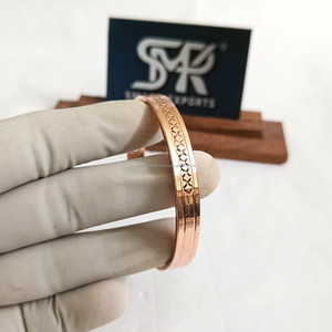 Elegante brazalete de cobre magnético, pulsera de curación ajustable de cobre puro Kada, joyería de energía Natural para hombres y mujeres - Product Image 2