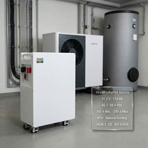 Sistema de Almacenamiento de Energía Doméstico Todo en Uno LiFePO4 de 51.2V 16kWh, Batería de 314Ah + Inversor Solar Híbrido de 5kW 230V CAN RS485 - Product Image 1