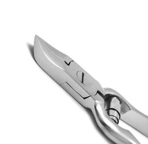 Coupe-ongles podologique robuste en acier inoxydable argenté de 13,5 cm pour ongles incarnés et épais - Product Image 2