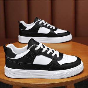 Zapatillas Deportivas Unisex de Piel Sintética Blanca, Zapatos Casuales de Primavera para Caminar, Ligeros, con Entresuela de EVA y Suela de Goma - Product Image 2