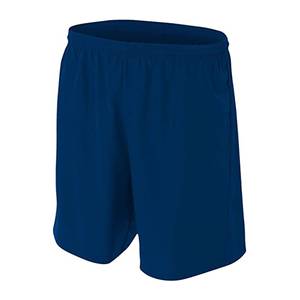 Shorts de sport gris pour homme, taille élastique, évacuation de l'humidité, séchage rapide, respirant, coupe classique, couleur unie, polyester - Product Image 6