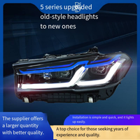 Pour la modification des phares laser LED haut de gamme à lentille bleue du modèle G38 Thunderbolt M5.