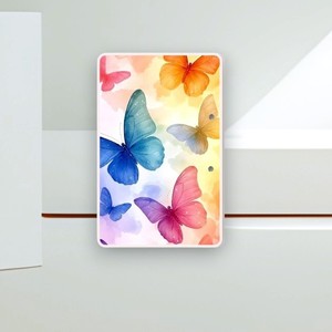 Professional Butterfly Pattern Acrylic Magnetic <b>Lash</b> Tiles Rectangle Eyelash <b>Extension</b> <b>Glue</b> Reusable Custom Logo Beauty Tool - Product Image 1