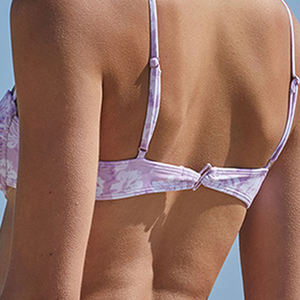 Conjunto de Bikini de 2 Piezas para Mujer, Estampado Animal con Logo Frontal, Secado Rápido, Corte Alto, Manga con Volantes, Cuello en V, Traje de Baño para Playa de Verano - Product Image 6