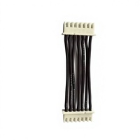 Câble de puissance CC basse tension 12V/0.5A 50-100C 0.2mm avec conducteur en cuivre 22AWG, faisceau de câbles en PVC et connecteur TEC-M-7 broches