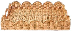 Plateau de service décoratif en rotin de style moderne fait main pour restaurants et hôtels, panier de rangement en promotion - Product Image 6