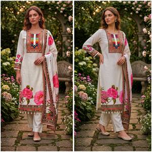 Shalwar Kameez pakistaní para mujer con dupatta - Vestido de invierno de alta calidad para fiestas - Product Image 1