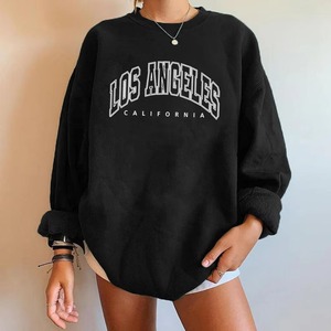 Sudadera de Algodón de Alta Calidad para Mujer, con Logotipo Personalizado, Estilo Casual Deportivo para Otoño e Invierno - Product Image 2
