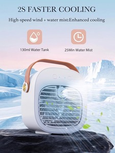 Enfriador de Aire Portátil Recargable por USB, Ventilador de Nebulización, Mini Enfriador Evaporativo de Escritorio - Product Image 2
