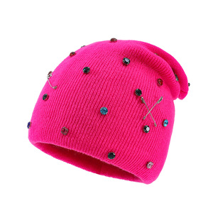 Waffle Knit <b>Beanie</b> Cap Textured Honeycomb Thick Thermal Winter Hat Unisex Cuffed Warm Knitted <b>Skull</b> Cap <b>Beanies</b> Caps Wholesale - Product Image 6