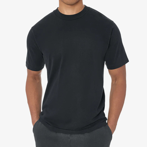 Camisetas de algodón personalizadas con logotipo, de alta calidad, con hombros caídos, cuello redondo, unisex, 100% algodón. - Product Image 1