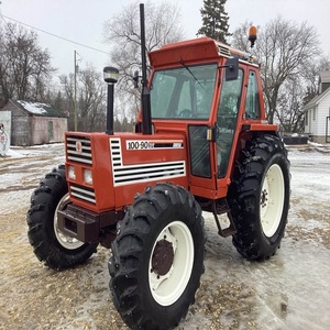 Tracteur d'occasion N H Fiat 100-90, tracteur compact pour ferme et verger, machines agricoles, 6 cylindres, tracteur agricole puissant - Product Image 3