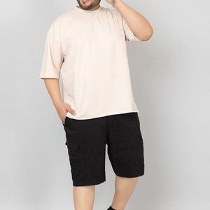 Oversized 4XL-6XL Men's Plus Size Formal O-Neck Short Sleeve <b>T</b>-<b>Shirt</b> with Digital Printing Eco-Friendly Custom Logo Front - Product Image 1