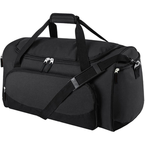 Sports Duffle Bag With Wet Dry Separation Padded Laptop Sleeve Heavy Duty Adjustable Strap And Interior Compartment - Product Image 1