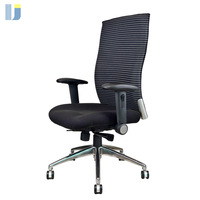 Chaise de bureau pivotante ergonomique en tissu de style moderne avec mousse PU et caractéristiques réglables