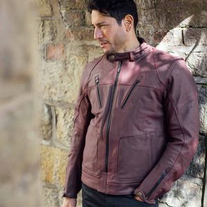 Veste en cuir de moto sur mesure de haute qualité, 100% cuir de vache véritable - Product Image 2