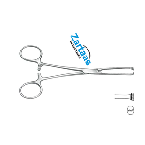 Pinces à tissus intestinaux Allis en acier inoxydable de haute qualité, 5x6 dents, 19 cm – Fabricant et exportateur d'instruments chirurgicaux - Product Image 6