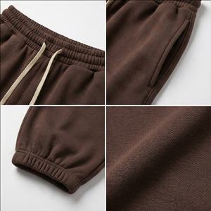 Camiseta sin Mangas para Hombre, Estilo Urbano Personalizado, Ligera, Holgada, de Doble Cintura, Pierna Ancha, con Cordón, de Felpa y Algodón - Product Image 4