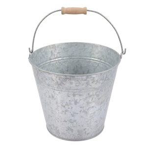 Nuevos Cubos de Hierro Galvanizado de Diseño Vintage con Asa para Decoración del Hogar y Jardín, Tamaño y Forma Personalizables - Product Image 5