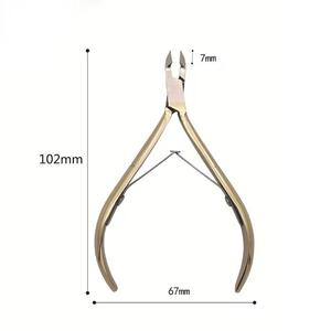 Coupe-ongles professionnel Morje en acier inoxydable, lame plate à mâchoires larges de 10 mm, pointe affûtée, durable et portable pour ongles épais - Product Image 4