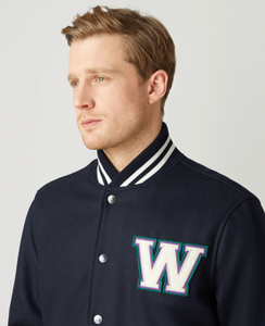 Veste de baseball classique pour homme, style universitaire, veste bomber, vêtement d'extérieur décontracté, qualité supérieure - Product Image 3
