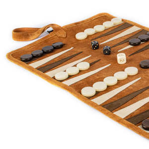 Jeu de backgammon professionnel de 21 pouces, plateau de jeu en cuir, pions de backgammon en résine, fournisseur personnalisable - Product Image 6