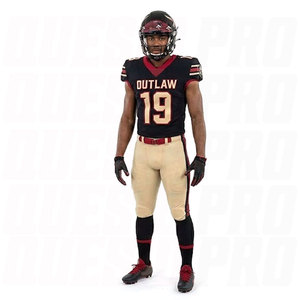 Uniformes de Fútbol Americano Personalizados al por Mayor para Equipos Adultos y Juveniles, Conjuntos de Práctica Sublimados, Camisetas Deportivas con Tackle Twill - Product Image 2