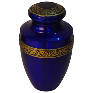 Urna Funeraria de Metal de Lujo con Diseño Floral para Cenizas Humanas, Urna Conmemorativa Elegante para Cenizas de Adultos a un Precio Accesible - Product Image 4