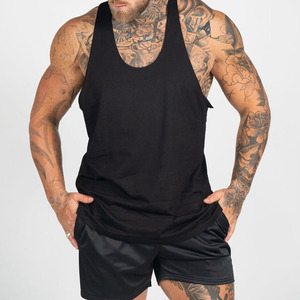 <b>Mens</b> Stringer <b>Singlet</b> Muscle Fit Tank Top Sleeveless Fitness Gym Workout Bodybuilding Training Wear <b>Mens</b> Stringer <b>Singlet</b> - Product Image 1