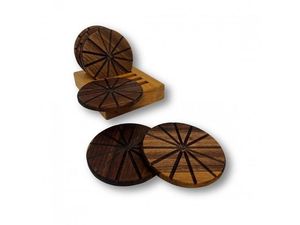 Wooden coaster for wine <b>glasses</b> Wooden coaster for coffee cups Wooden coaster for tea cups Solid mango wood coaster Durable wood - Product Image 4