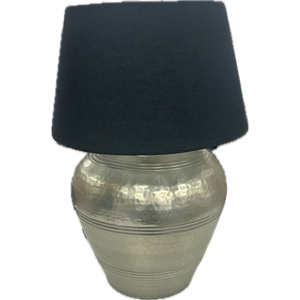 Juego de 2 Lámparas de Mesa con Acabado Bronce, Base de Metal y Pantalla de Tela Beige para Decoración Tradicional del Hogar - Product Image 6