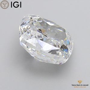 เพชร CVD ขนาด 4.51 กะรัต รับรองโดย IGI สี E ความสะอาดระดับ VS1 รูปทรงสี่เหลี่ยมคุชชั่น พร้อมสำหรับการสั่งทำเครื่องประดับ - Product Image 3