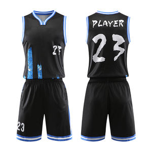 Ensemble de maillots de basket-ball professionnels pour club scolaire, impression par sublimation, respirant, anti-transpiration, entraînement sportif - Product Image 6