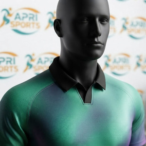Conjunto de Camiseta y Pantalones Cortos de Rugby Transpirables de Talla Grande de Alta Calidad con Colores y Logotipo Personalizados, 100% Poliéster - Product Image 5