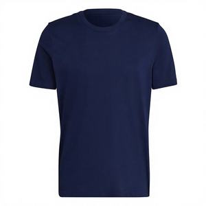Camiseta de Hombre de Color Liso, Ajuste Cómodo, Estilo Casual para el Día a Día, Algodón de Primera Calidad, Logotipo Personalizado OEM, Gran Venta - Product Image 2