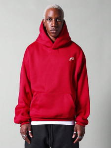 OEM Wholesale <b>Blank</b> Oversized Custom Logo Drop Shoulder Winter Eco-Friendly Unisex 100% Cotton Heavy <b>Weight</b> Hoodies Pullover Y2K - Product Image 2