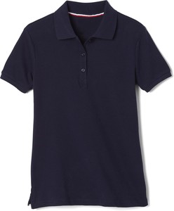 Polo de Manga Corta para Mujer, Diseño 2026, Color Verde Oscuro, Largo Regular, Color Sólido, Algodón Piqué, Estilo Casual, OEM ODM - Product Image 5