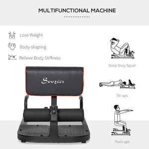 Sistema de Gimnasio en Casa 3 en 1, Máquina Acolchada para Flexiones, Abdominales y Sentadillas Profundas, Equipo de Entrenamiento para Abdominales - Product Image 5
