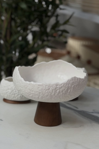 Frutero de Resina Premium con Base de Madera, Tazón Decorativo para Frutas, Aperitivos, Nueces, Decoración para el Hogar, Cocina y Comedor - Product Image 4
