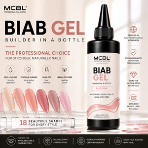Gel Constructor Profesional BIAB <span class=keywords><strong>en</strong></span> Botella para <span class=keywords><strong>Uñas</strong></span> Naturales, Autonivelante y Removible - Product Image 1
