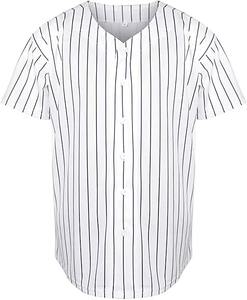Maillot de baseball personnalisé avec motif en sublimation intégrale et boutons sur toute la longueur - Product Image 1