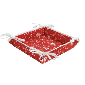 Personalizable Best Selling Storage <b>Basket</b> Cotton Woven Units for <b>Bread</b> Baguette Storing GOTS Certified Cute Counter Top Boxes - Product Image 6