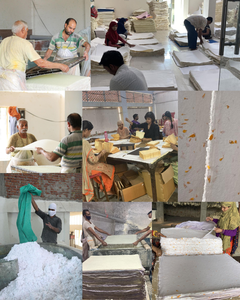 NEW ERA Cuadernos de Regalo Hechos a Mano con Papel de Algodón y Cuero Genuino, Diarios de Caligrafía y Dibujo con Tapa Blanda de Alta Calidad - Product Image 6