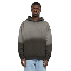 Sweat à capuche d'hiver pour homme, design personnalisé, avec poches kangourou, 100% coton molletonné, style streetwear oversize - Product Image 1